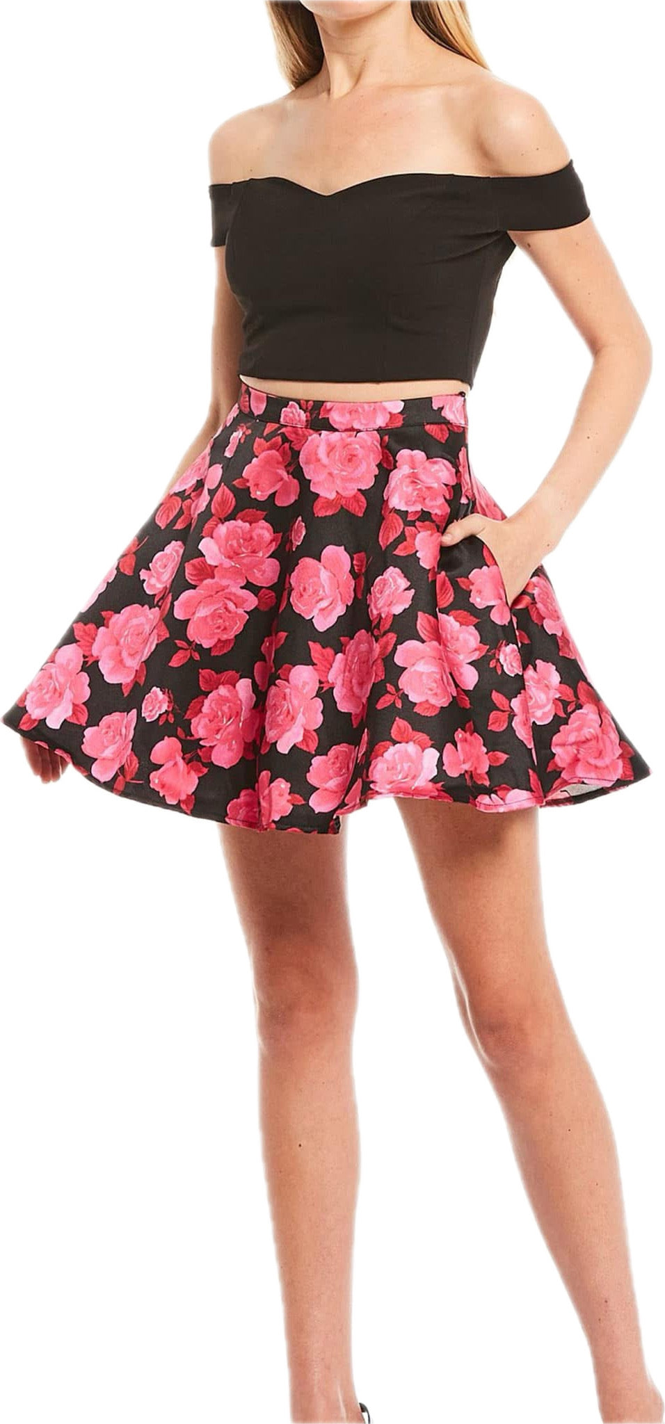 B. Darlin 2-piece Occasion Top and Skirt (Choose color and size)