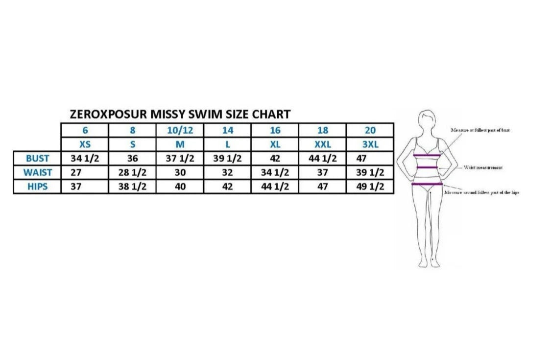 Ladies O-Ring Action Tankini Swimwear - Sakura