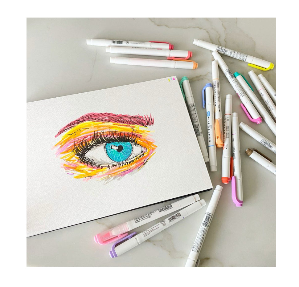 Mildliner Double Ended
Creative Markers. Assorted 18 pk.