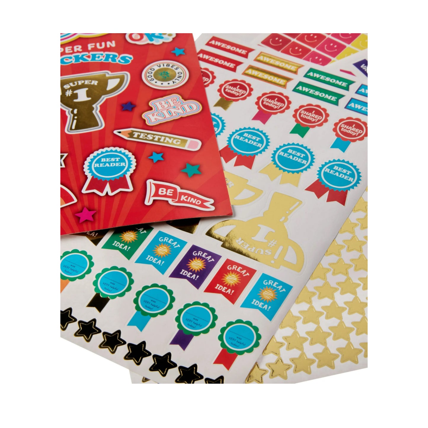 Pen+Gear Multi-Color Sticker Book. 1500+ Stickers.