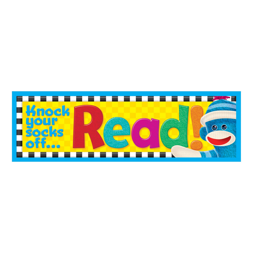 Knock your socks off... Read! Sock Monkeys Bookmarks. 36 ct