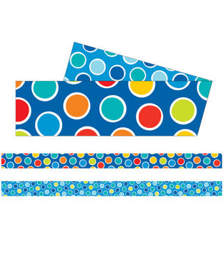 Bubbly Blues Double Sided Straight Borders
