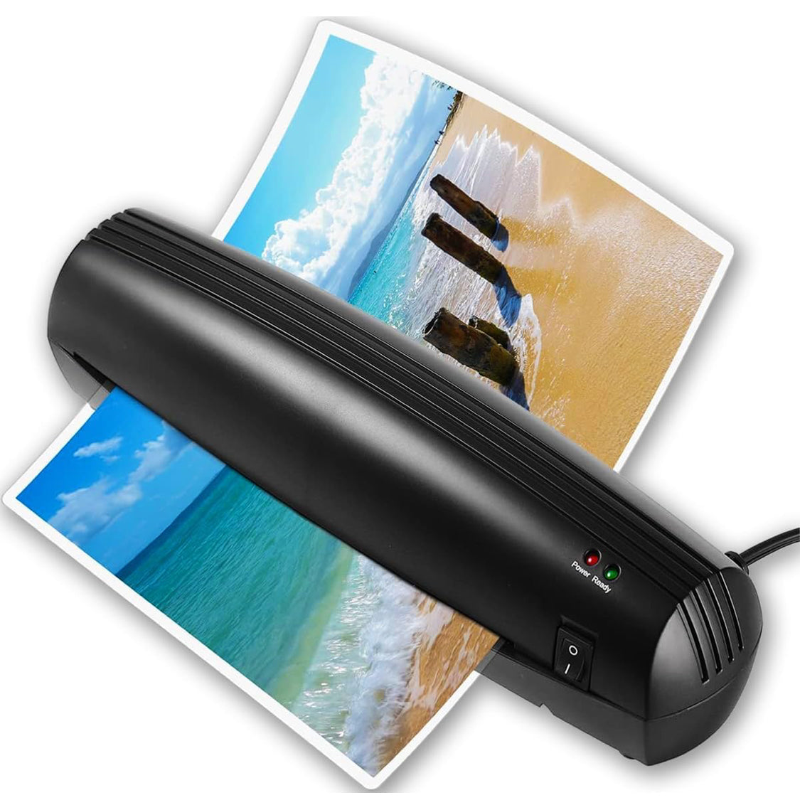 Apache 13” Laminating Machine with 20 Pouches - Black