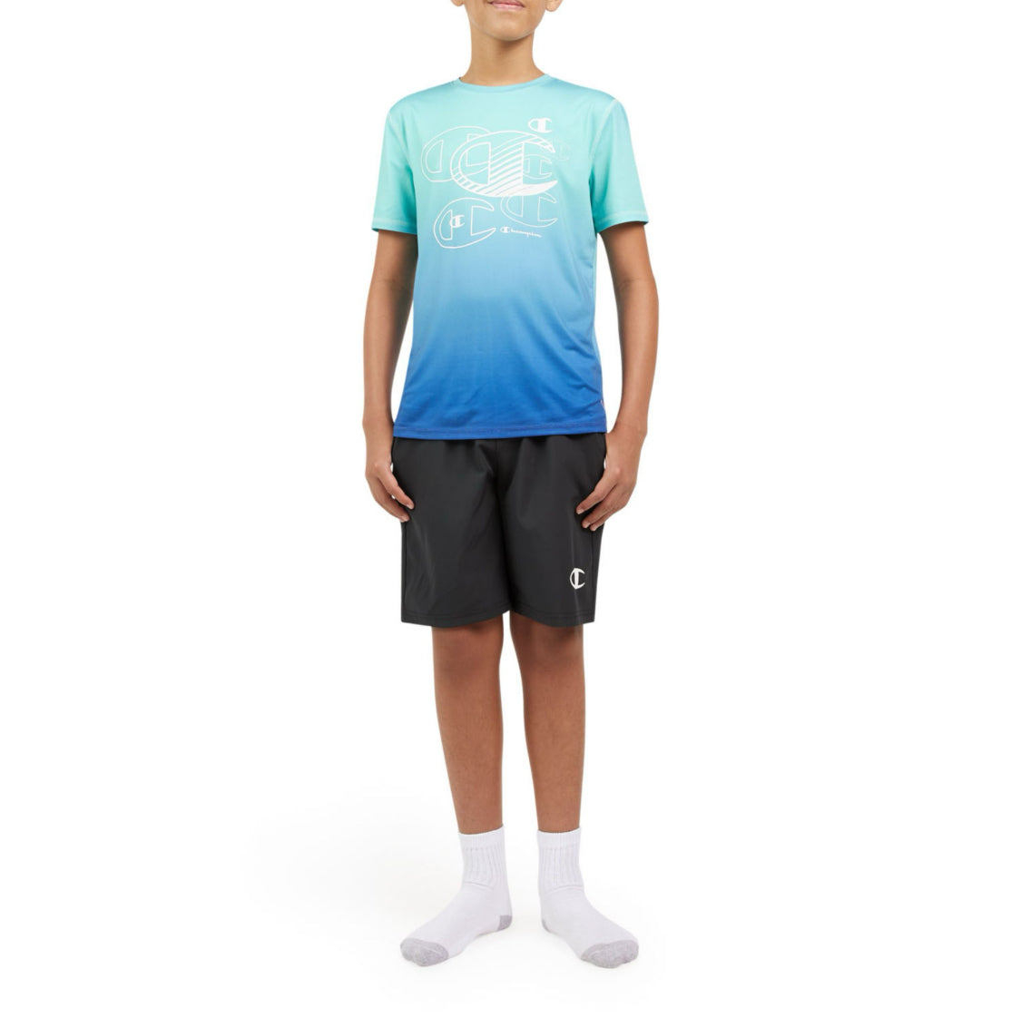Champion Boys Everyday Active Tee - Blue Ombré