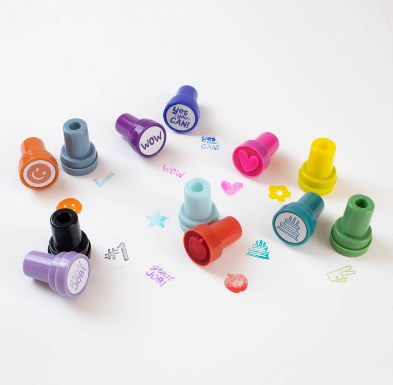 Icon Self Inking Stamps. 12 ct.