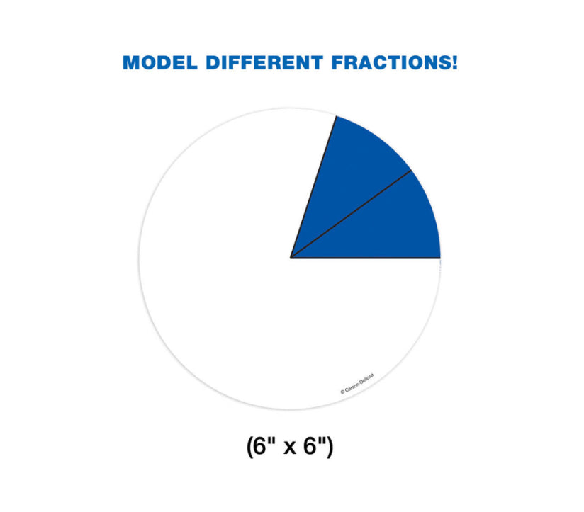 Fraction Circles Math Manipulative Cutouts