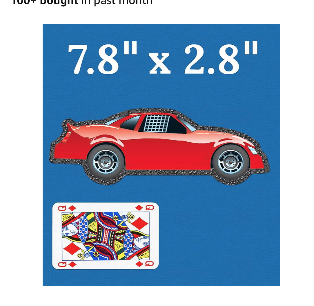 Race Car Assorted Cutouts. 48 ct