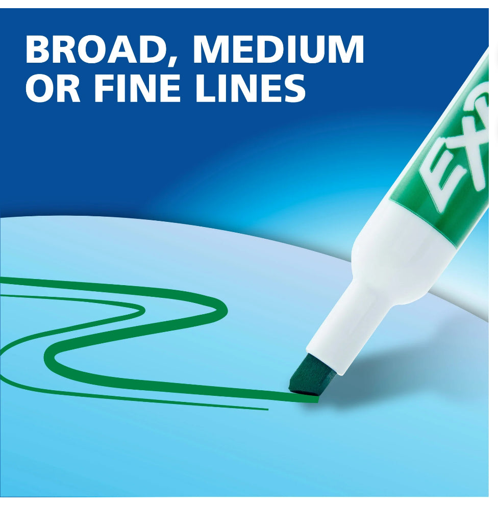 Expo Dry Erase Chisel Tip Markers. 12 count.