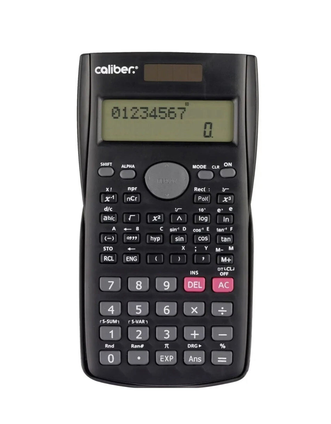 Caliber. Scientific Calculator with Hard Sliding Cover