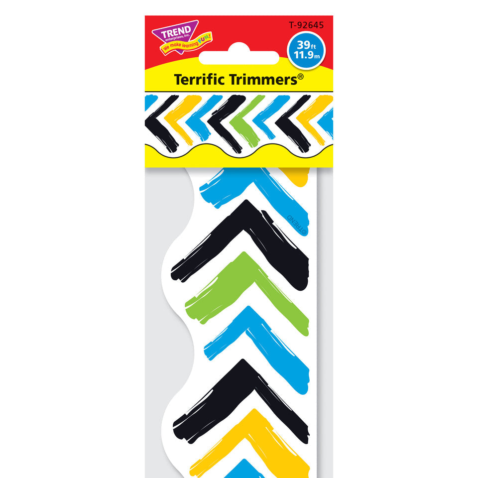 Bold Strokes Chevron Borders - 2.25 in x 39 ft