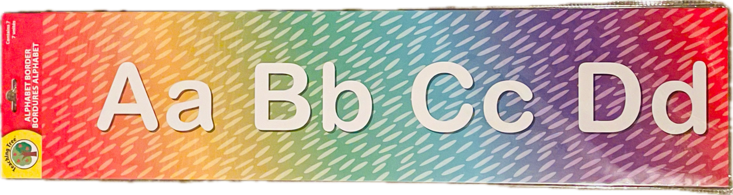 Teaching Tree Broad Alphabet Border