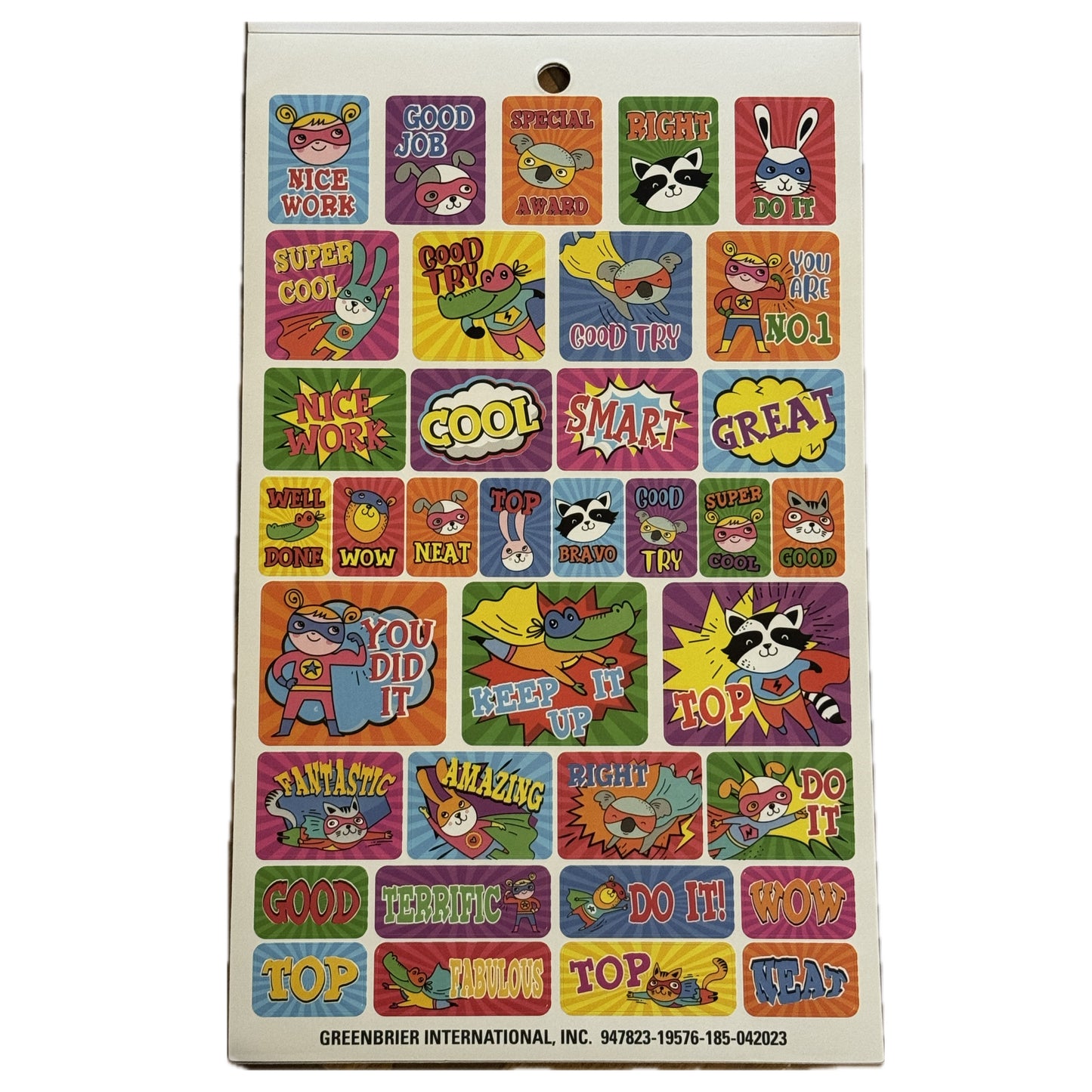 Sticker Book. 230 ct.