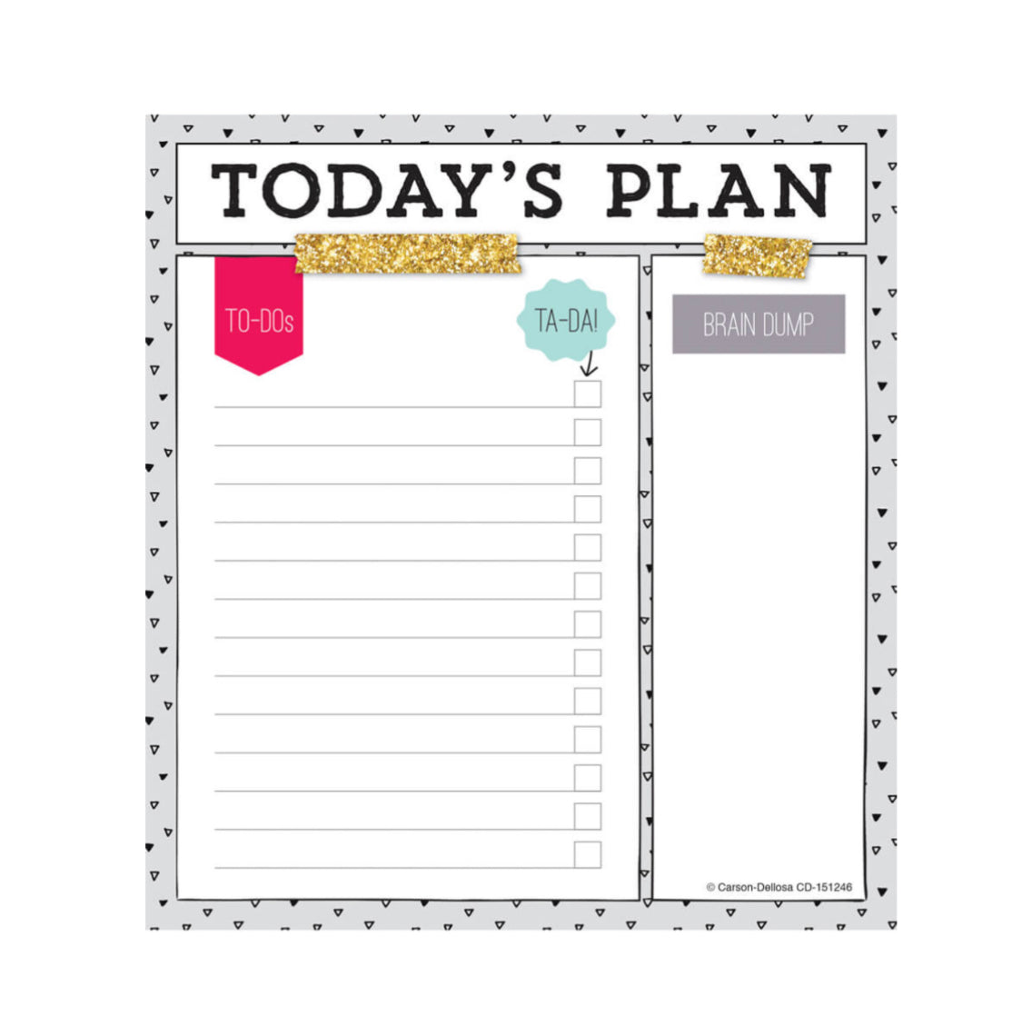 Today's Plan Notepad
