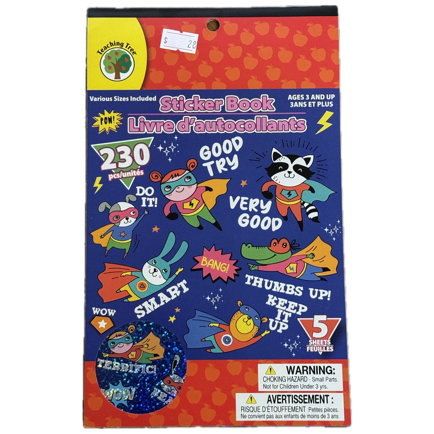 Sticker Book. 230 ct.