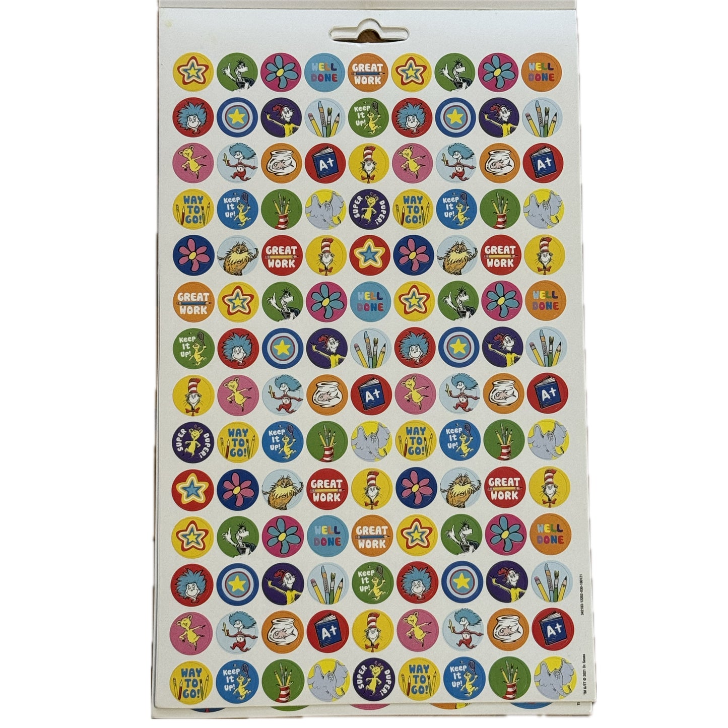 Dr. Seuss Sticker Book. 400 ct