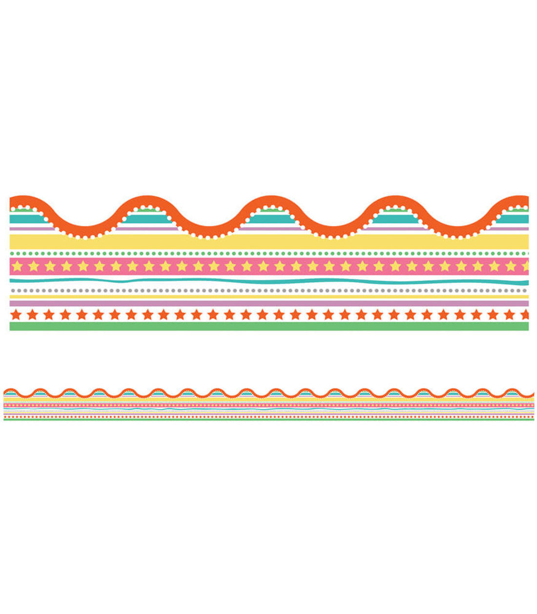 Star Fair Scalloped Borders