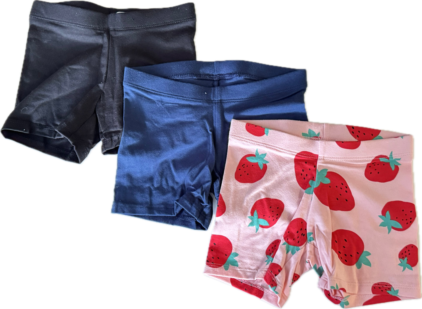Girls 3-Pack Cartwheel Shorts. XS(4/5)