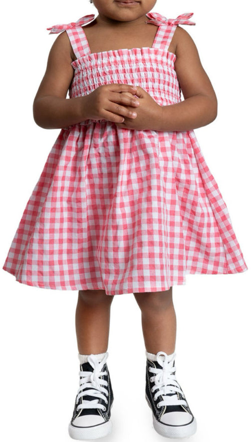 Woven Summer Dress with matching Bloomers. 18M.