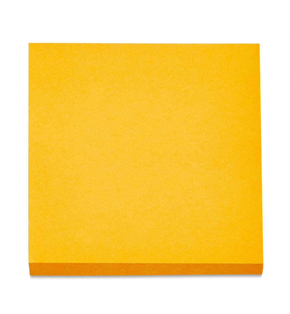 Sustainable Square Shaped Sticky Notes. 100 Sheets.