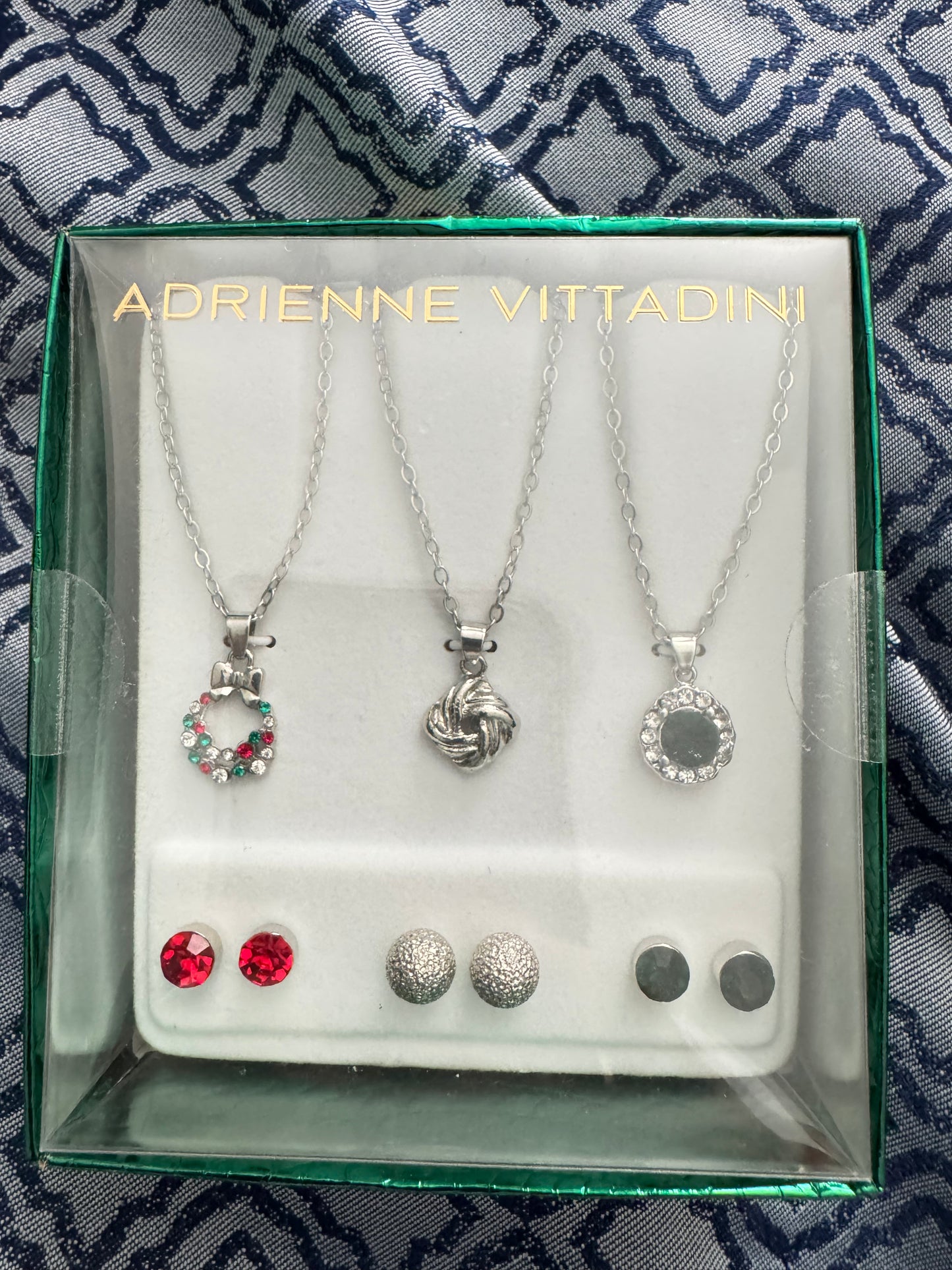 3 Necklaces & 3 pairs of Earrings Christmas Gift Set
