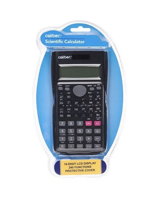 Caliber. Scientific Calculator with Hard Sliding Cover