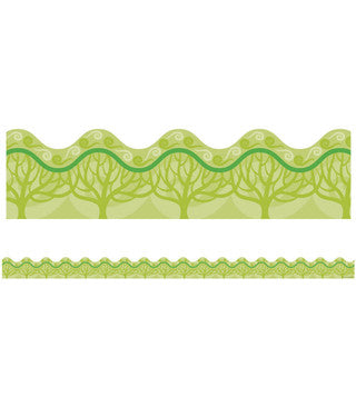 Eco-Trees Scalloped Borders