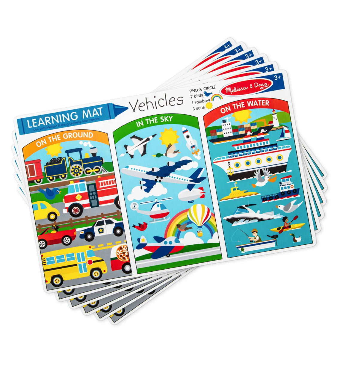 Melissa & Doug Vehicles Learning Mat