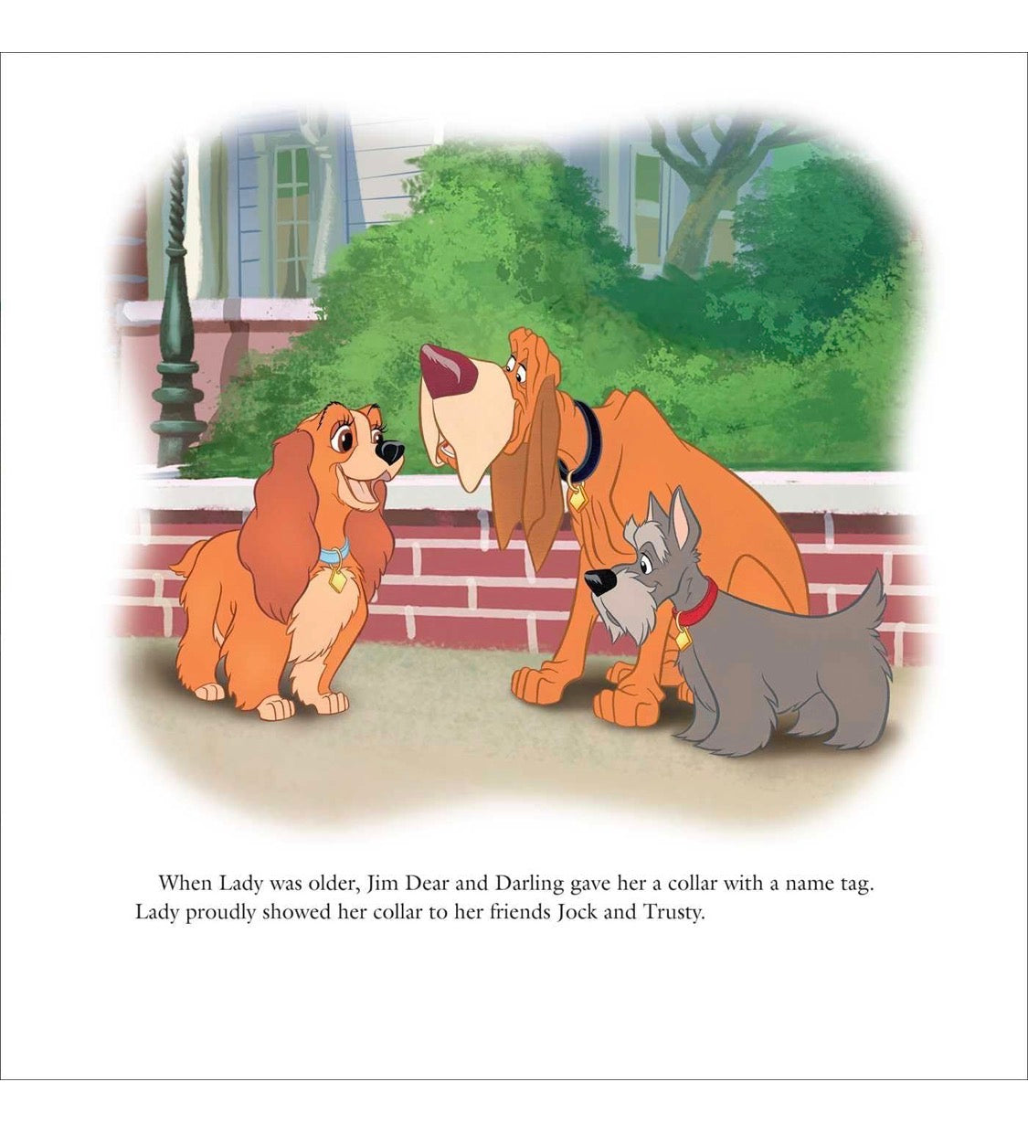 Disney Classic: Lady and the Tramp Storybook with Stickers. 8” x 8”