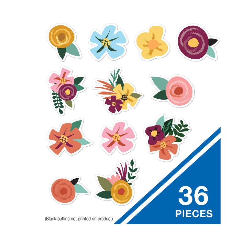 Grow Together Flowers Cutouts