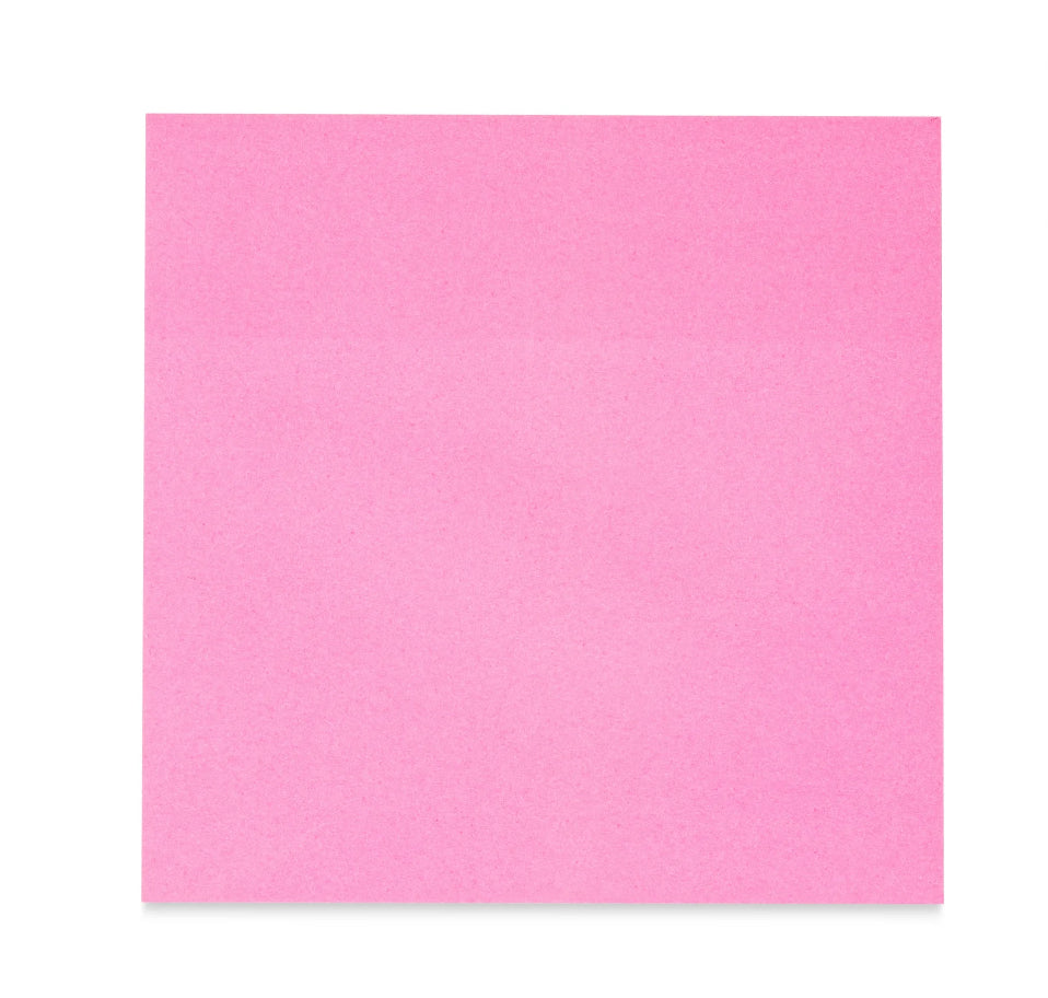 Sustainable Square Shaped Sticky Notes. 100 Sheets.