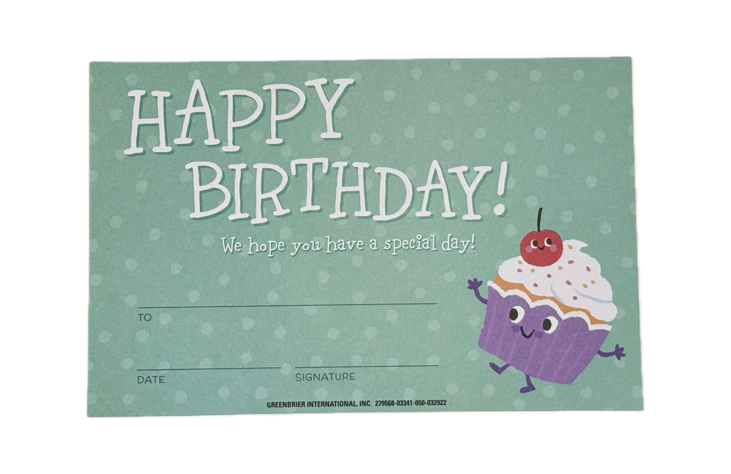 Happy Birthday Certificates. 20 ct