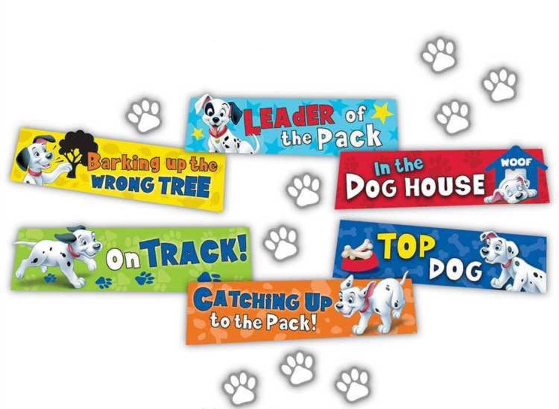 101 Dalmatians Bullet Board Set. 32 pieces