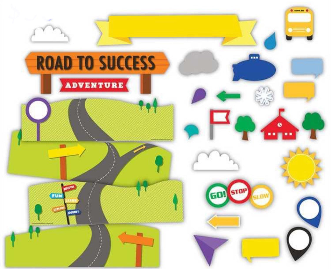 Learning Adventure Road to Success Bulletin Board