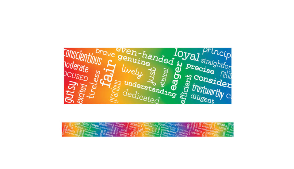 Positive Character Traits Straight Borders