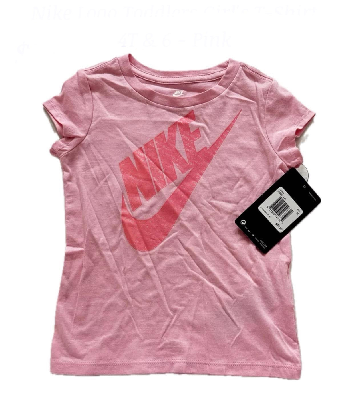 Toddler Girls Nike Tee - Pink. Size: 4T