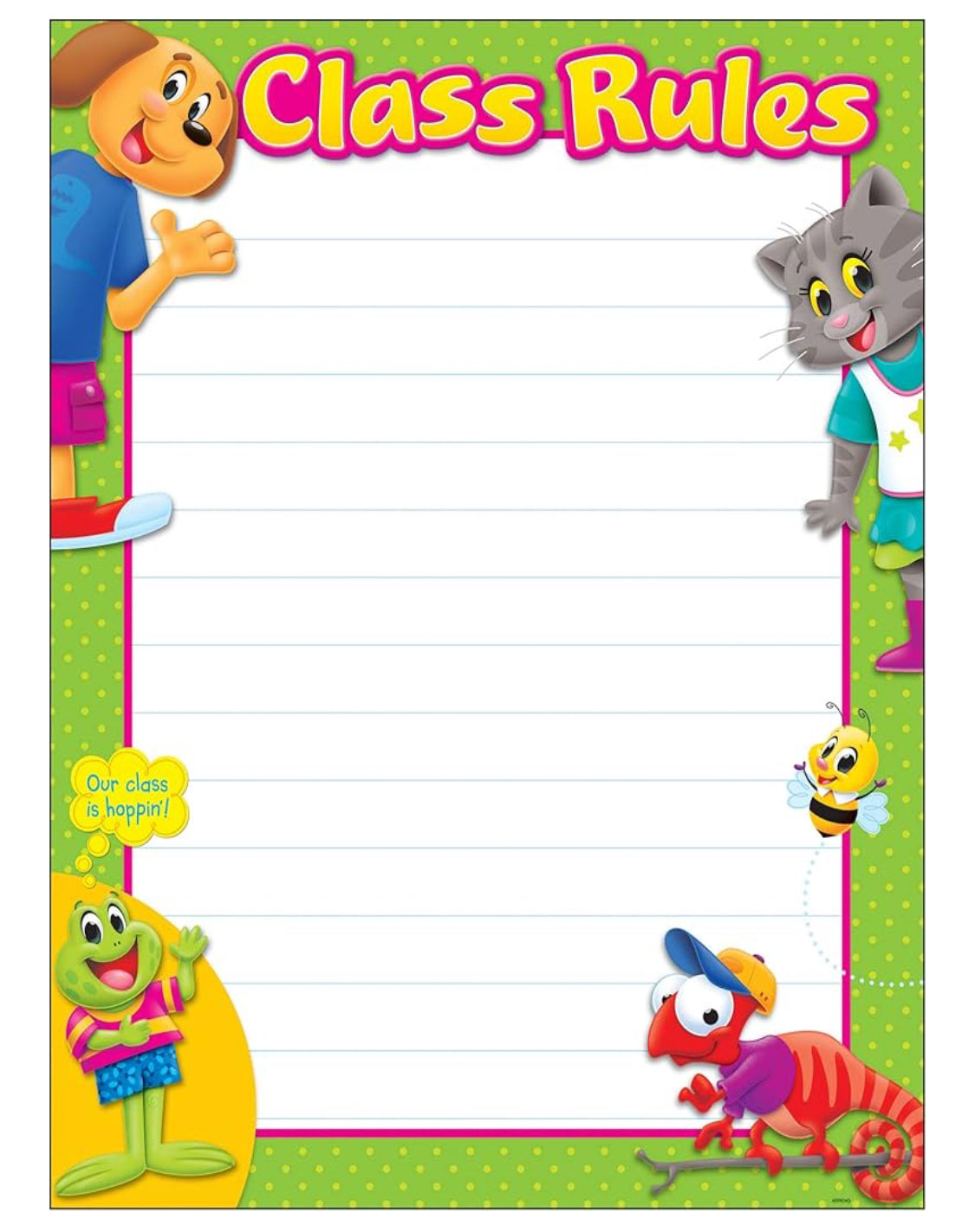 Playtime Pals Class Rules Chart