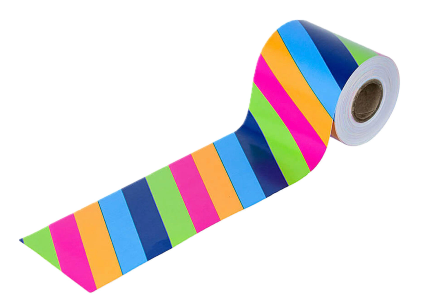 Colorful Stripes Rolled
Straight Borders. 36' length & 3" width