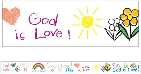 God is love straight border