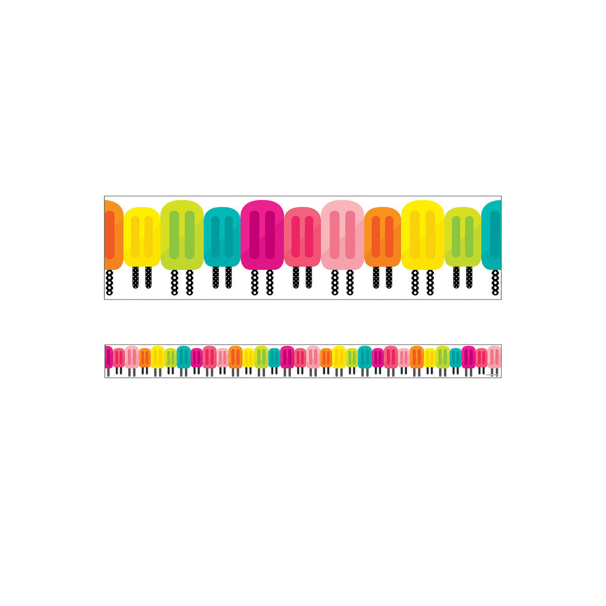 Simply Stylish Tropical Pops Straight Borders