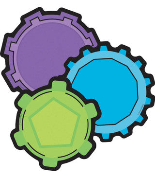Gears Cutouts. 36 ct