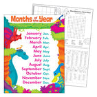 Dino-Mite Pals Months of Year Chart