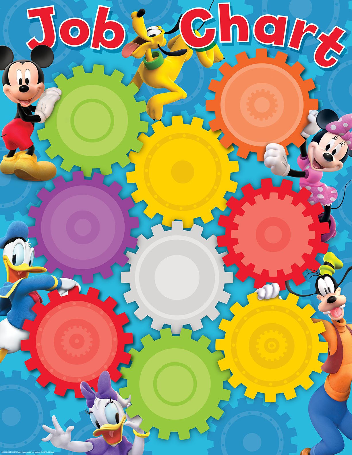 Mickey Mouse Job Chart