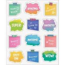 Shape Stickers Doodle Motivators. 72 ct