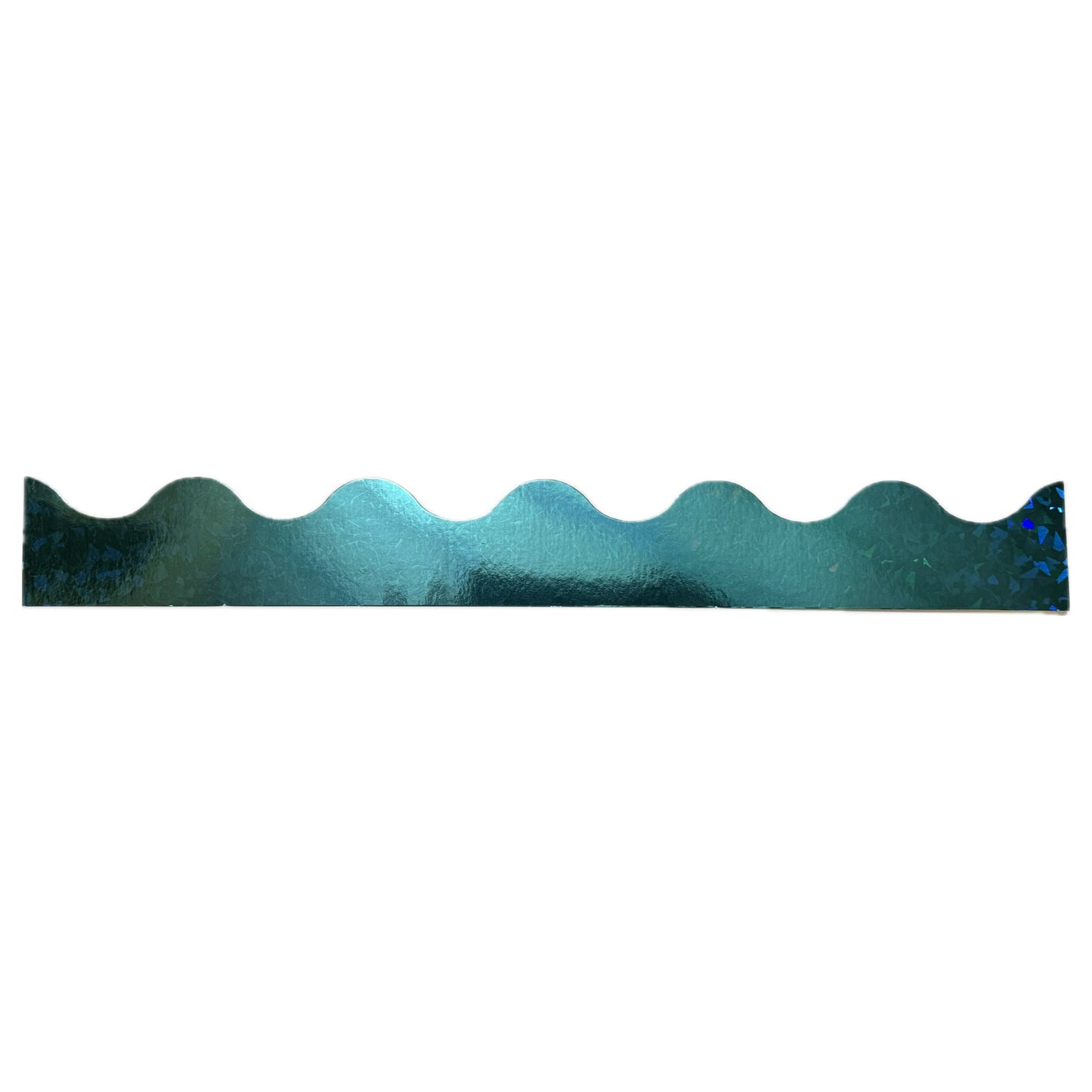 Metallic Wall Borders. Teal - 2.5” x 18”. 12 ct