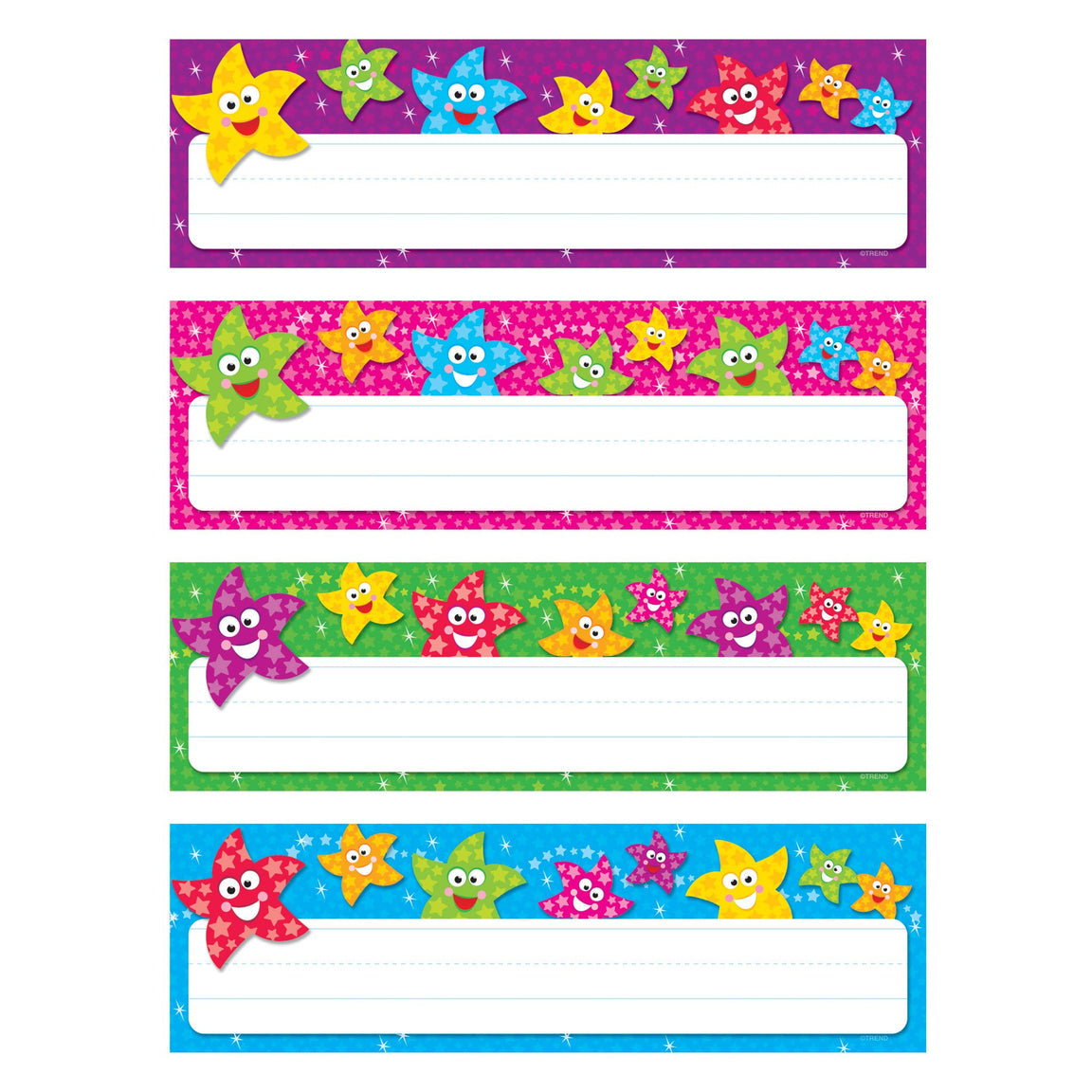 Dancing Stars Name Plates - Variety Pack. 32 ct
