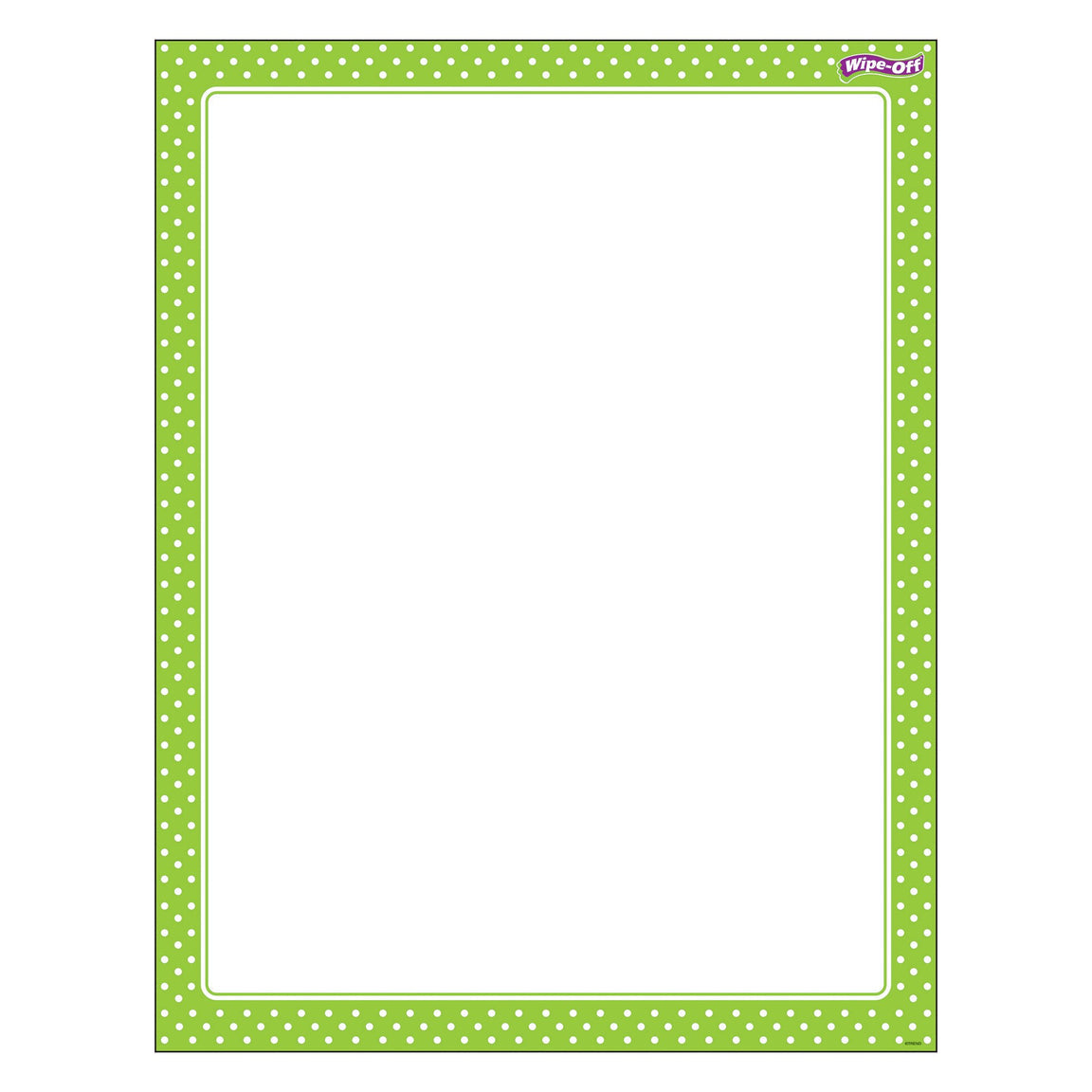 Polka Dots Lime Wipe-Off® Chart