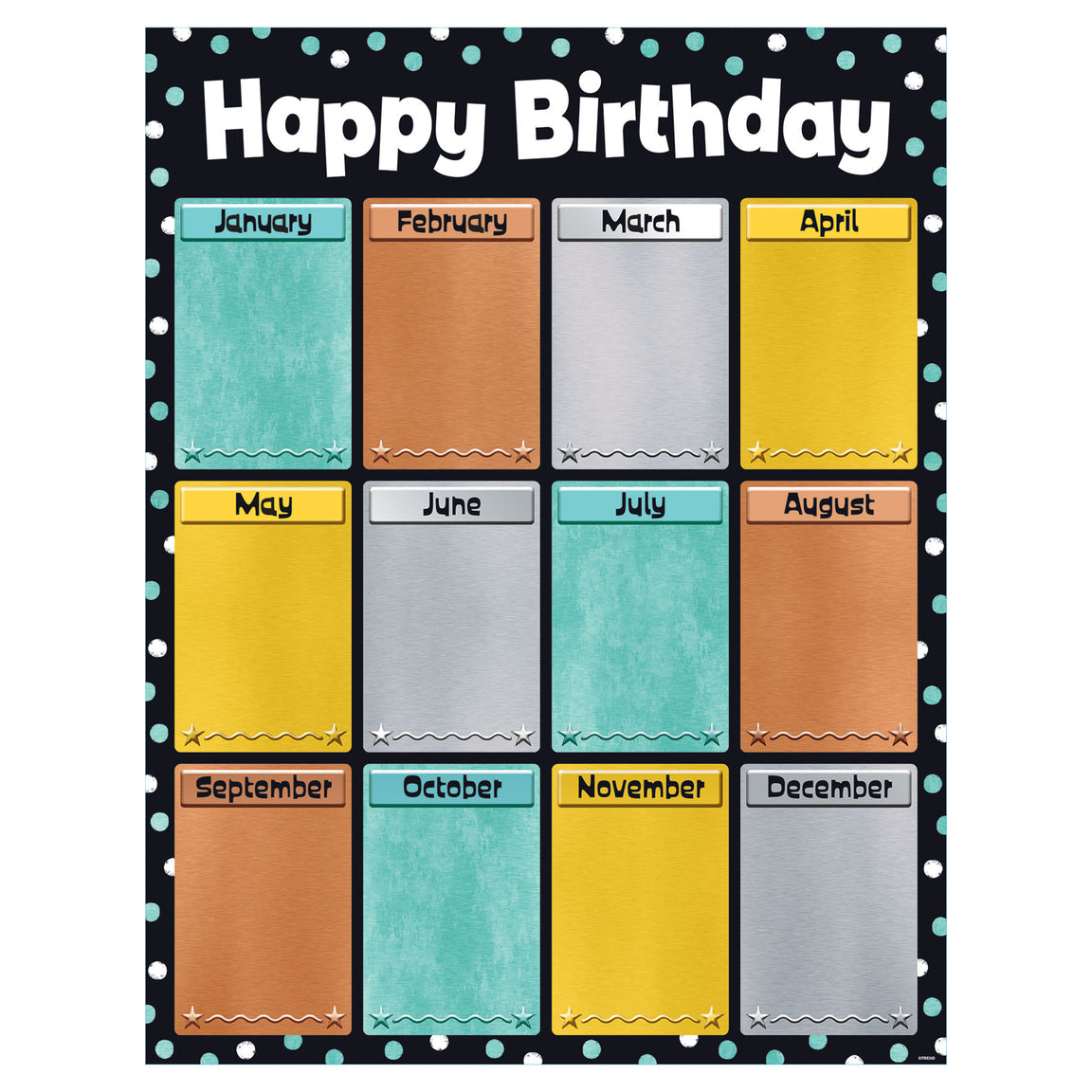 I ♥ Metal™ Birthday Chart