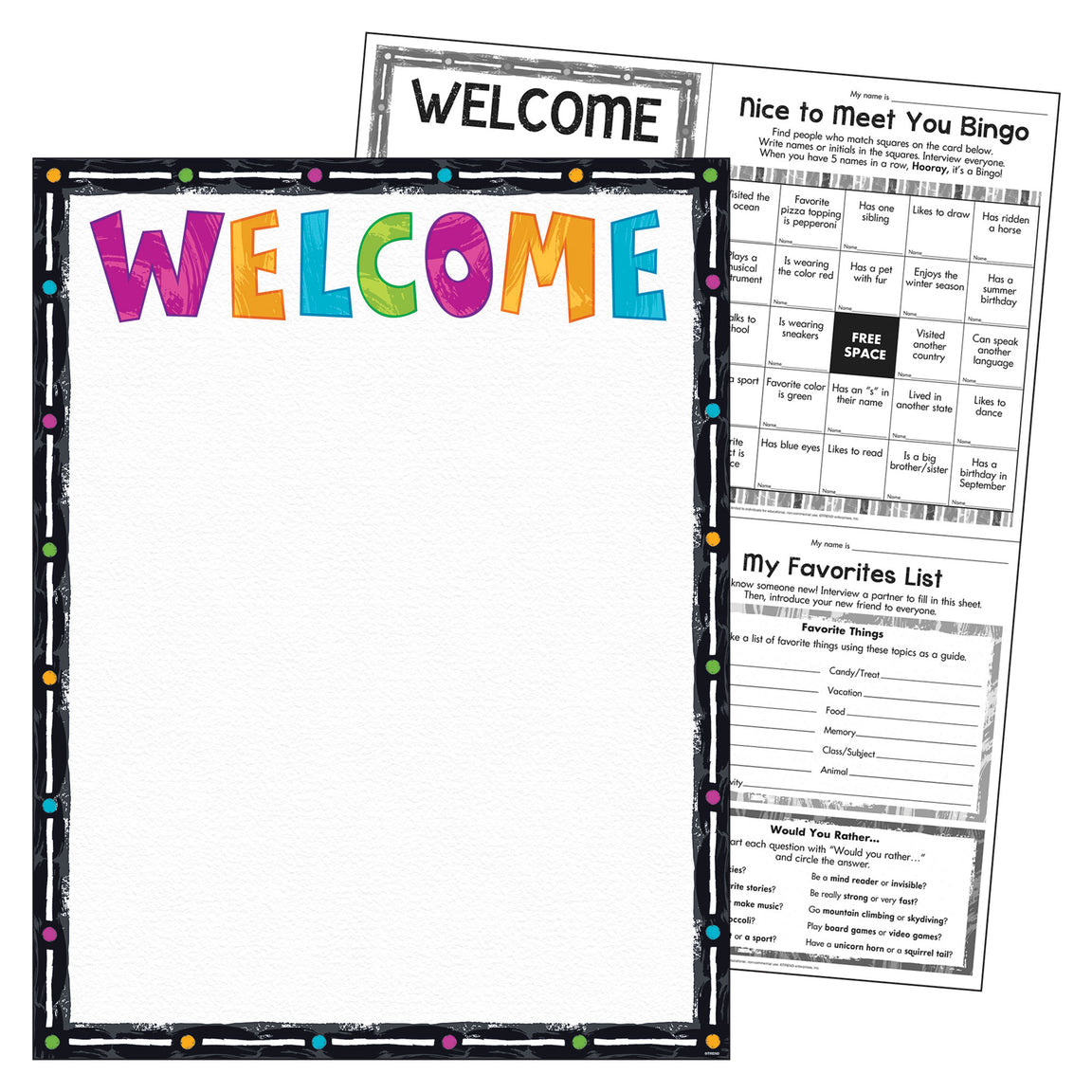 Color Harmony™ Welcome Chart