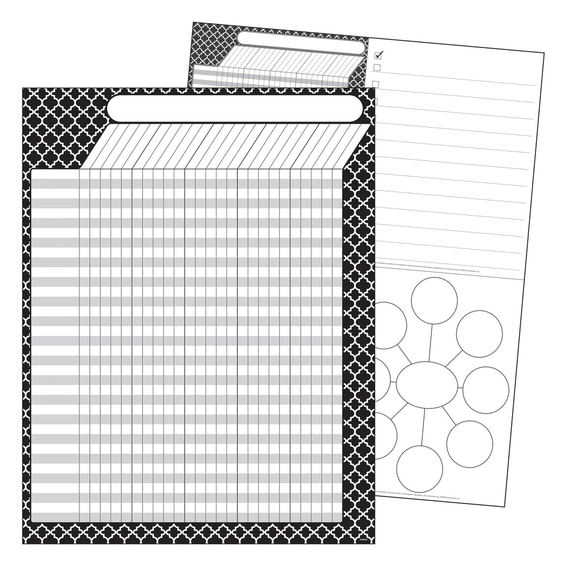 Moroccan Black Incentive Grid Chart