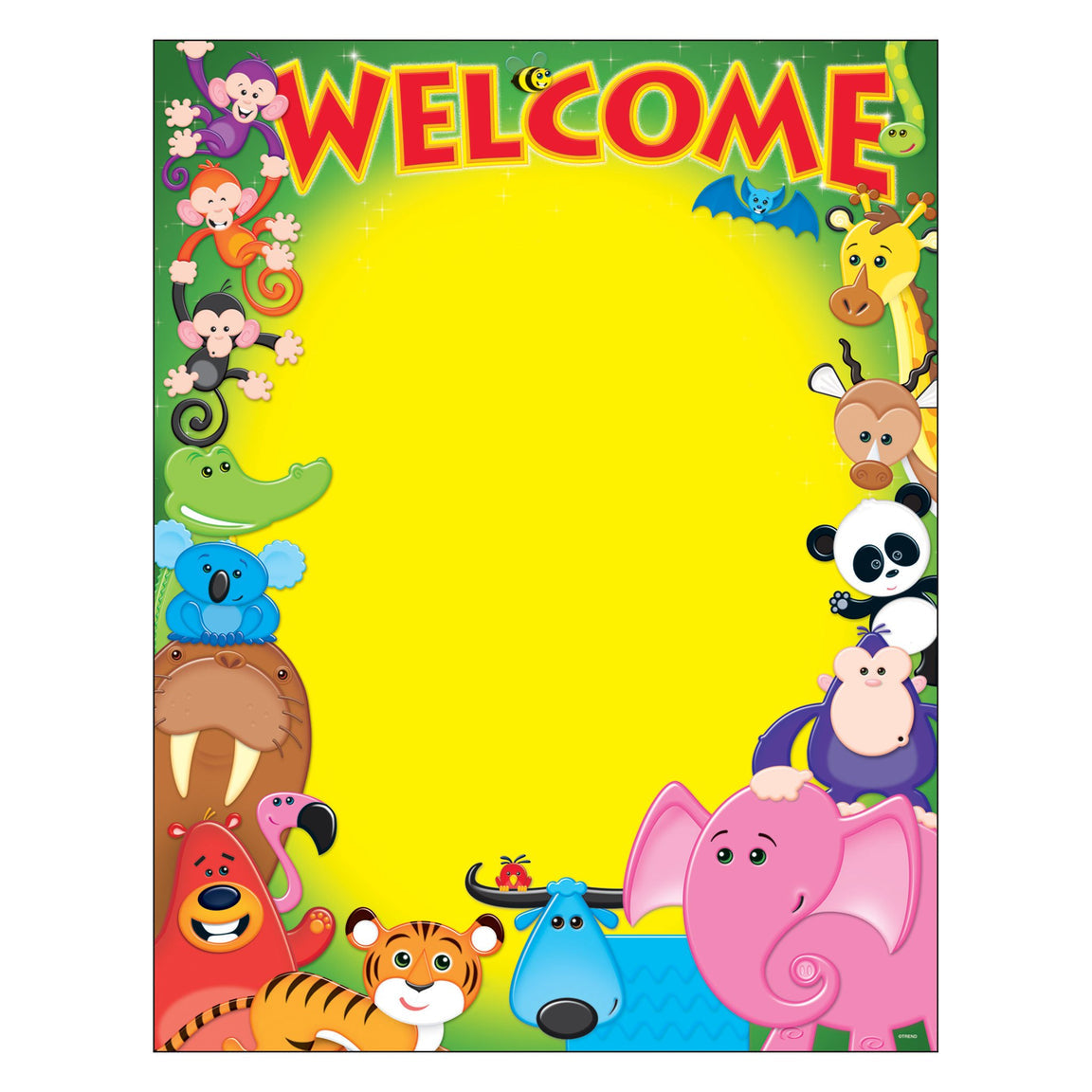 Awesome Animals Welcome Chart